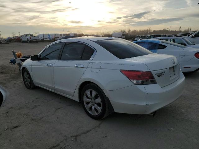 1HGCP36809A025755 - 2009 HONDA ACCORD EXL WHITE photo 2