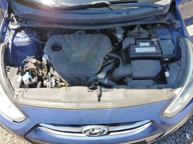 KMHCT4AE5FU796456 - 2015 HYUNDAI ACCENT GLS Mavi foto 11