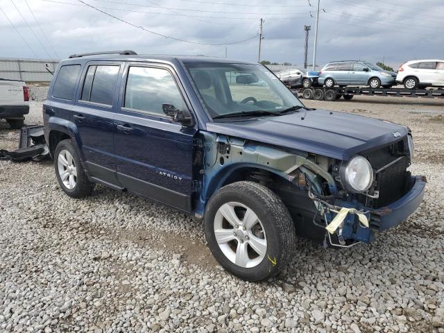 1C4NJPBBXCD616781 - 2012 JEEP PATRIOT SPORT BLUE photo 4