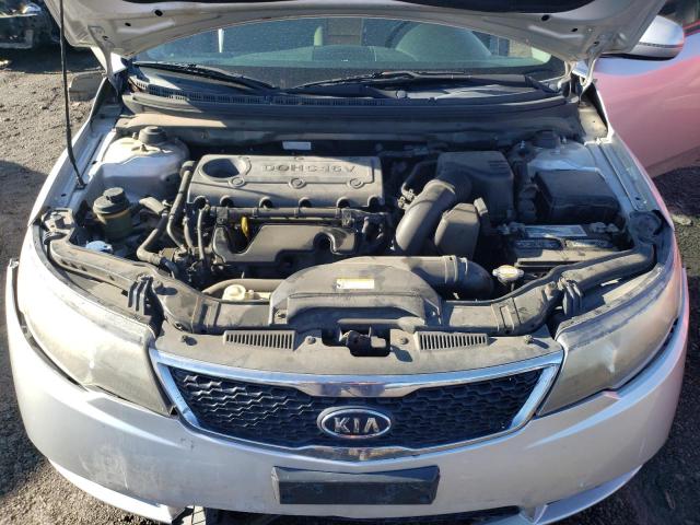 KNAFU4A28C5506606 - 2012 KIA FORTE EX SILVER photo 11