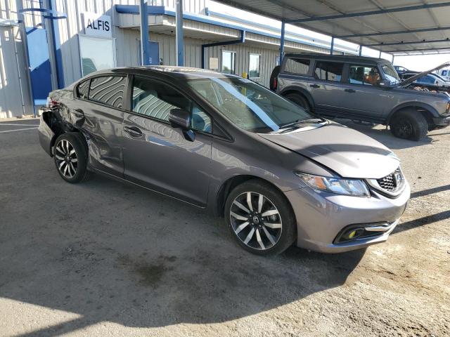 2HGFB2F93FH526120 - 2015 HONDA CIVIC EXL GRAY photo 4