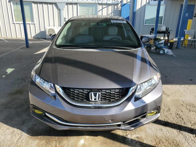 2HGFB2F93FH526120 - 2015 HONDA CIVIC EXL GRAY photo 5