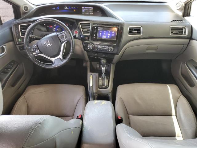 2HGFB2F93FH526120 - 2015 HONDA CIVIC EXL GRAY photo 8