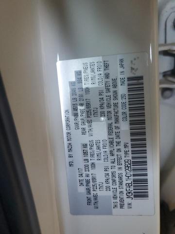 JM3KFABL1H0129629 - 2017 MAZDA CX-5 SPORT WHITE photo 13