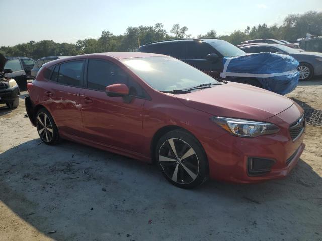 4S3GTAK60H3730143 - 2017 SUBARU IMPREZA SPORT RED photo 4