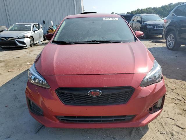 4S3GTAK60H3730143 - 2017 SUBARU IMPREZA SPORT RED photo 5