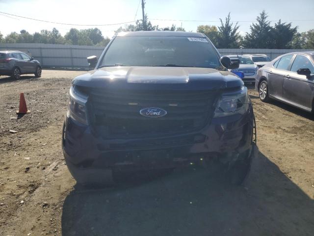 1FM5K8AR0HGA79230 - 2017 FORD EXPLORER POLICE INTERCEPTOR Bleu photo 5