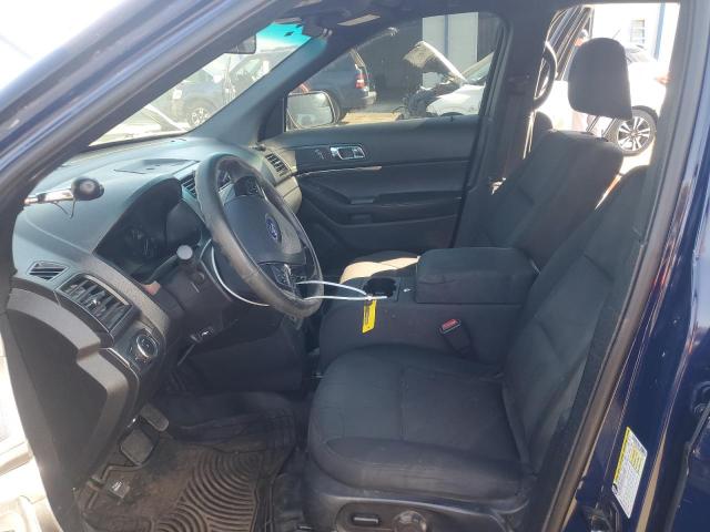 1FM5K8AR0HGA79230 - 2017 FORD EXPLORER POLICE INTERCEPTOR Bleu photo 7