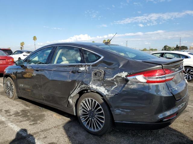 3FA6P0SU3HR354179 - 2017 FORD FUSION TITANIUM PHEV 灰色 照片 2