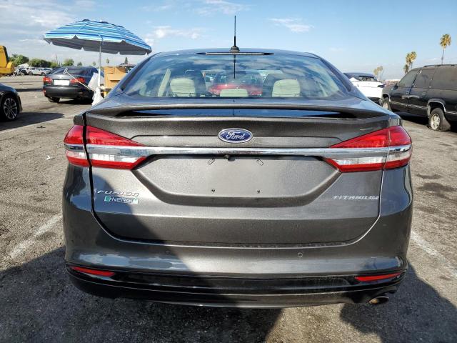 3FA6P0SU3HR354179 - 2017 FORD FUSION TITANIUM PHEV 灰色 照片 6