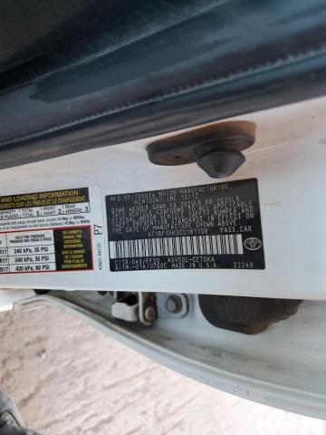 4T1BF1FK3CU181108 - 2012 TOYOTA CAMRY BASE WHITE photo 12