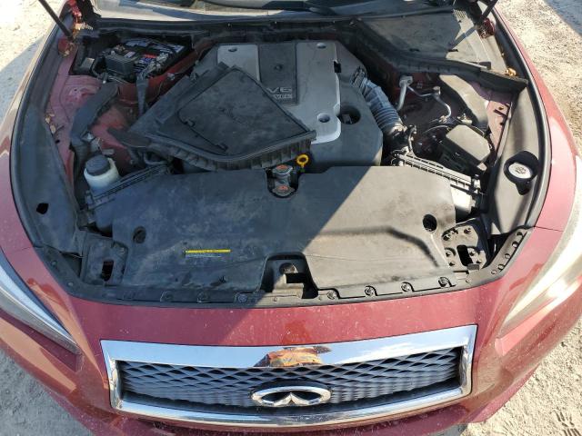 JN1BV7AP6EM687227 - 2014 INFINITI Q50 BASE წითელი ფოტო 11