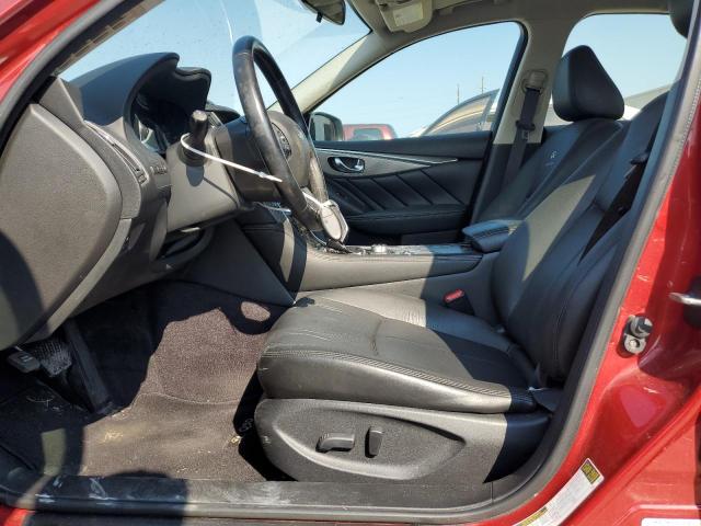 JN1BV7AP6EM687227 - 2014 INFINITI Q50 BASE წითელი ფოტო 7