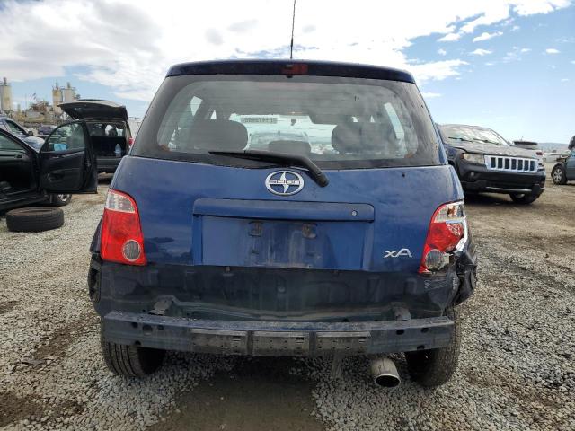JTKKT624565004357 - 2006 TOYOTA SCION XA BLUE photo 6