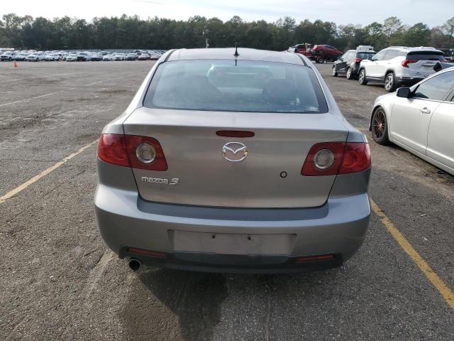 JM1BK12F161476965 - 2006 MAZDA 3 I GRAY photo 6