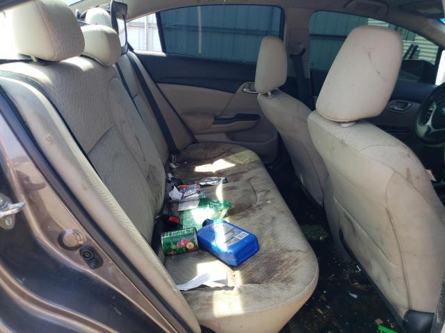 2HGFB2F59EH525131 - 2014 HONDA CIVIC LX CHARCOAL photo 10