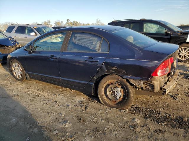 1HGFA16538L004992 - 2008 HONDA CIVIC LX BLUE photo 2