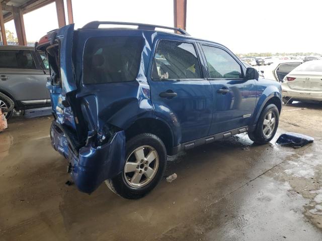 1FMCU03Z78KC64856 - 2008 FORD ESCAPE XLT BLUE photo 3