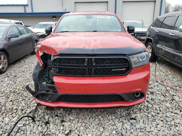 1C4RDJDG9HC686980 - 2017 DODGE DURANGO GT RED photo 5