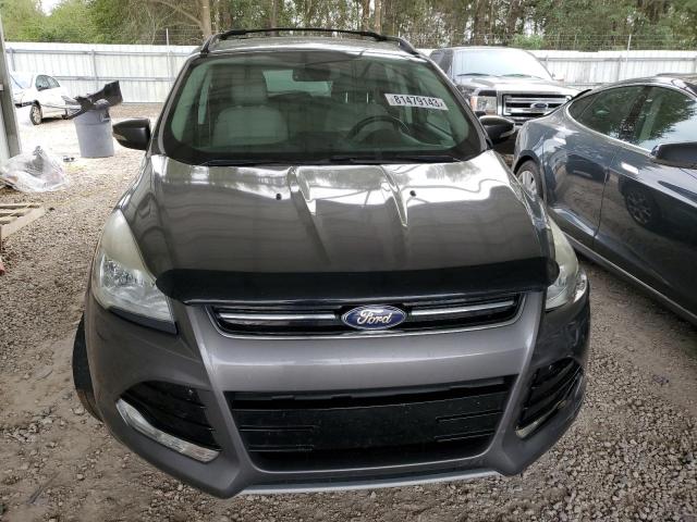 1FMCU0H97DUB28816 - 2013 FORD ESCAPE SEL GRAY photo 5