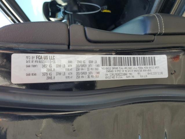 1C4RJFBG0GC310840 - 2016 JEEP GRAND CHEROKEE LIMITED BLACK photo 14