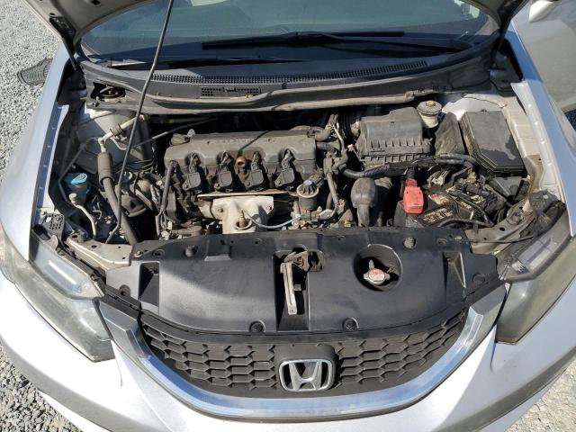 19XFB2F86EE222411 - 2014 HONDA CIVIC EX Արծաթագույն լուսանկար 11