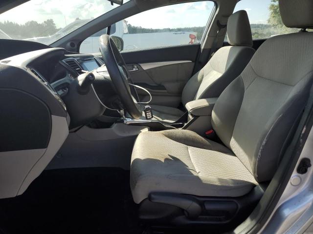 19XFB2F86EE222411 - 2014 HONDA CIVIC EX Արծաթագույն լուսանկար 7