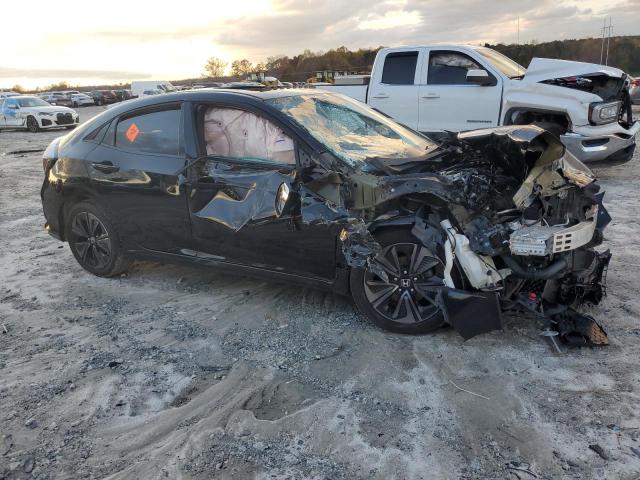 SHHFK7H76HU201296 - 2017 HONDA CIVIC EXL შავი ფოტო 4