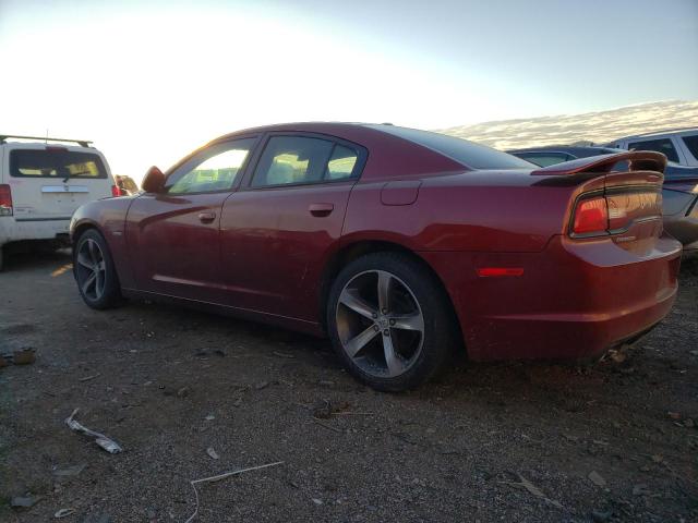 2C3CDXCT4EH296048 - 2014 DODGE CHARGER R/T BURGUNDY photo 2
