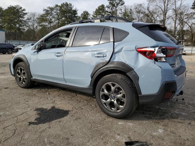 JF2GTHSC6NH228221 - 2022 SUBARU CROSSTREK SPORT TURQUOISE photo 2