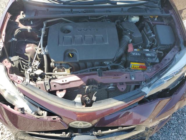 5YFBURHE3HP644014 - 2017 TOYOTA COROLLA L 勃艮第红 照片 11