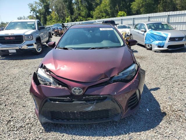 5YFBURHE3HP644014 - 2017 TOYOTA COROLLA L 勃艮第红 照片 5
