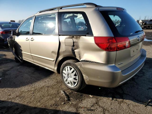 5TDZK23C77S065731 - 2007 TOYOTA SIENNA CE TAN photo 2