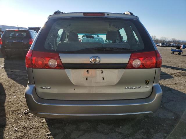 5TDZK23C77S065731 - 2007 TOYOTA SIENNA CE TAN photo 6