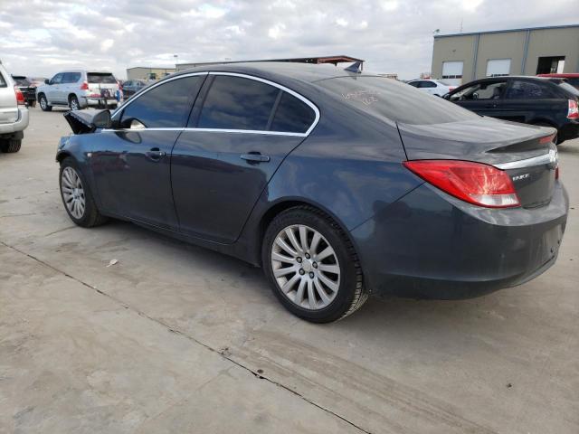 2G4GS5EC8B9199554 - 2011 BUICK REGAL CXL GRAY photo 2