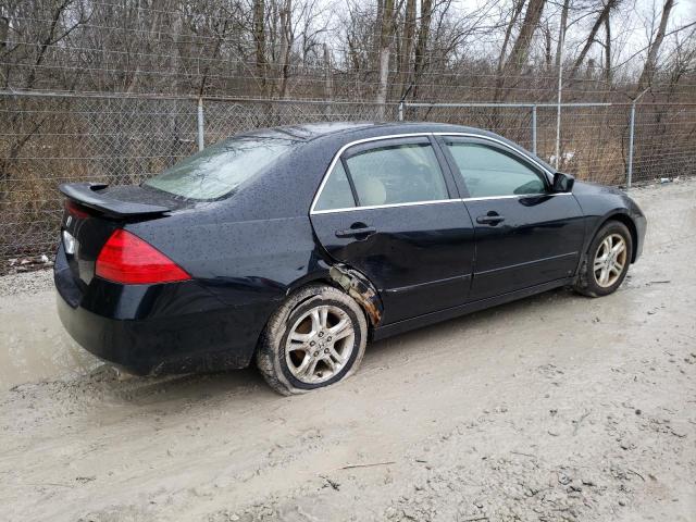 1HGCM56747A156602 - 2007 HONDA ACCORD EX BLACK photo 3