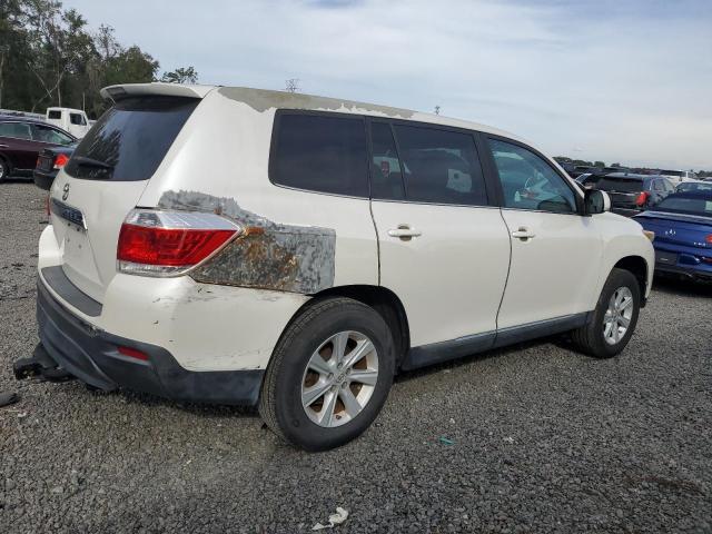 5TDZA3EHXDS042196 - 2013 TOYOTA HIGHLANDER BASE WHITE photo 3