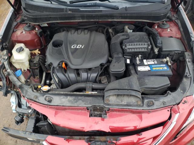 5NPEB4AC3BH245199 - 2011 HYUNDAI SONATA GLS RED photo 11