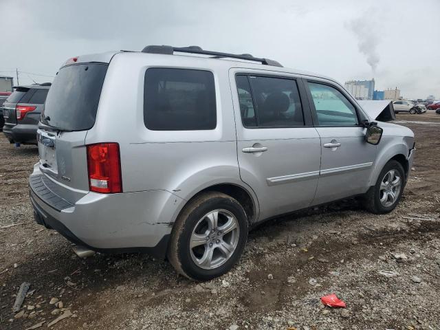 5FNYF4H55DB072635 - 2013 HONDA PILOT EXL SILVER photo 3