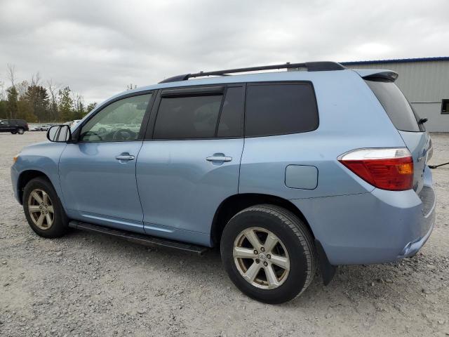 JTEES41A282021961 - 2008 TOYOTA HIGHLANDER BLUE photo 2