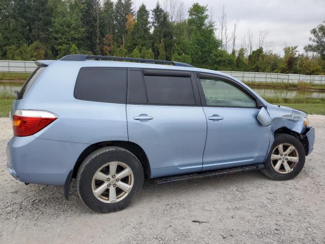 JTEES41A282021961 - 2008 TOYOTA HIGHLANDER BLUE photo 3