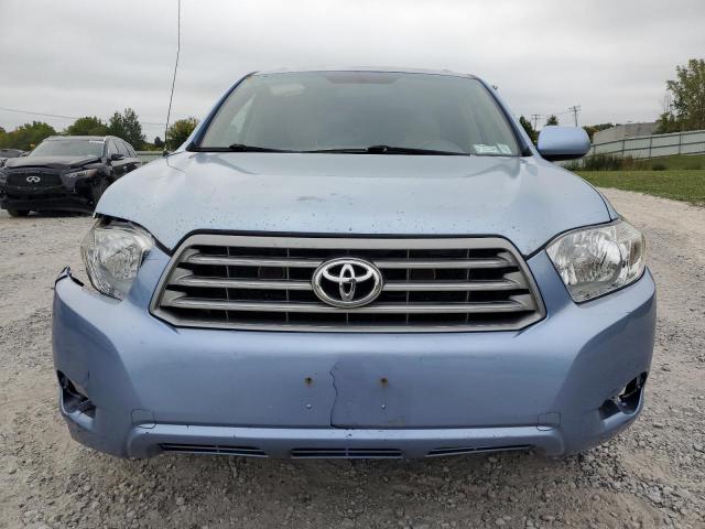 JTEES41A282021961 - 2008 TOYOTA HIGHLANDER BLUE photo 5