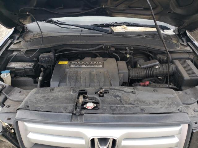 2HKYF18617H517272 - 2007 HONDA PILOT EXL BLACK photo 12