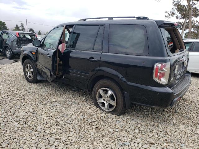 2HKYF18617H517272 - 2007 HONDA PILOT EXL BLACK photo 2
