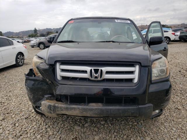 2HKYF18617H517272 - 2007 HONDA PILOT EXL BLACK photo 5