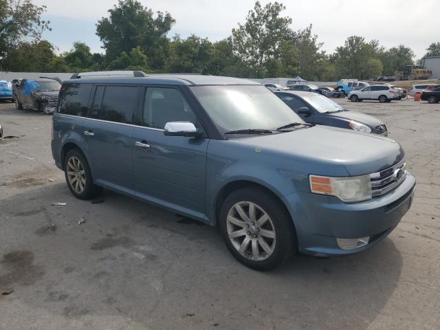 2FMHK6DC9ABA91186 - 2010 FORD FLEX LIMITED BLUE photo 4