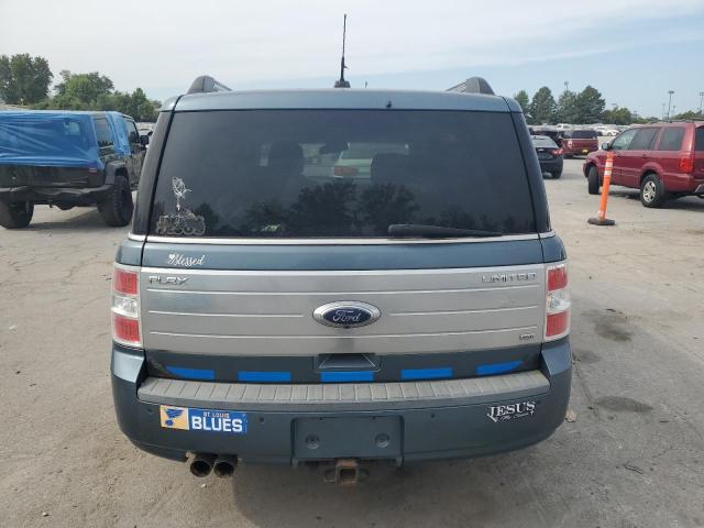2FMHK6DC9ABA91186 - 2010 FORD FLEX LIMITED BLUE photo 6