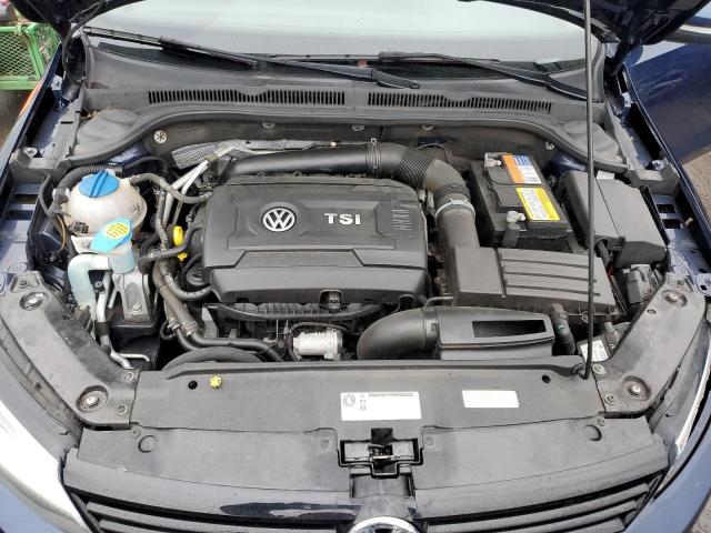 3VWD17AJ9EM397823 - 2014 VOLKSWAGEN JETTA SE BLUE photo 11