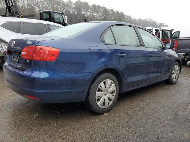 3VWD17AJ9EM397823 - 2014 VOLKSWAGEN JETTA SE BLUE photo 3