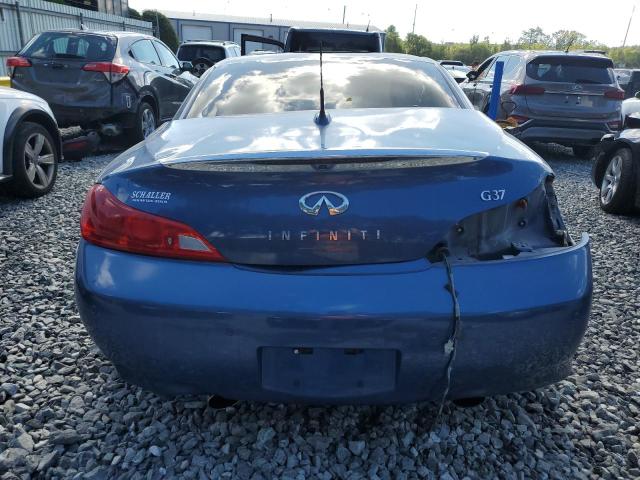 JN1CV6FE3AM350384 - 2010 INFINITI G37 BASE BLUE photo 6